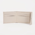 Кошелёк женский на кнопке, цвет молочный - Фото 4