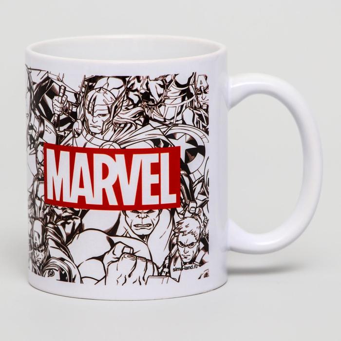 Кружка сублимация, 350 мл "Marvel", Мстители - фото 1885093423