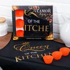 Подарочный набор «Queen of the kitchen» кухонный фартук 50см х 70см и формы для выпечки 5116543 - фото 1569408