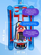 Снегокат «Тимка спорт 4-1» Sportcar, со спинкой, красный, синий, ТС4-1/SC2 Nika Kids - Фото 3