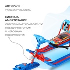 Снегокат «Тимка спорт 4-1» Sportcar, со спинкой и ремнём безопасности - Фото 4
