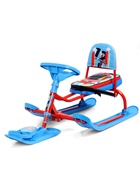 Снегокат «Тимка спорт 4-1» Sportcar, со спинкой, красный, синий, ТС4-1/SC2 Nika Kids - Фото 7