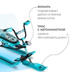 Снегокат Nika Snowdrive, СНД3/SD12, цвет голубой/чёрный - Фото 3