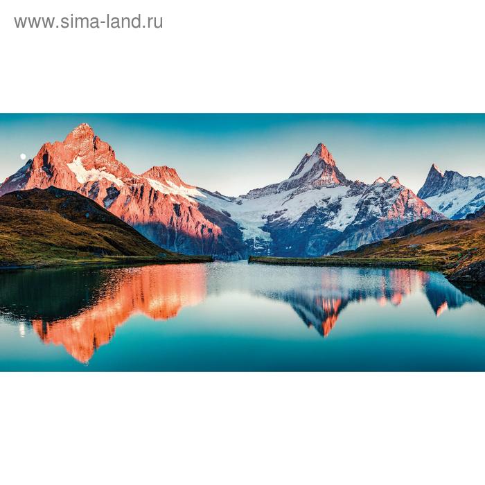 Фотобаннер, 300 × 160 см, с фотопечатью, люверсы шаг 1 м, «Горное озеро» - Фото 1