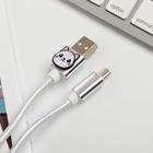 Набор держатель для провода и кабель USB Android Oh, my cat, 1 м - Фото 5