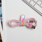 Набор: держатель для провода и кабель USB Android «Самой особенной», 1 м - Фото 2