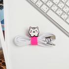 Набор: держатель для провода и кабель USB iPhone Oh, my cat, 1 м - Фото 2