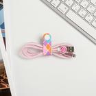 Набор: держатель для провода и кабель USB iPhone «Самой особенной», 1 м - Фото 2