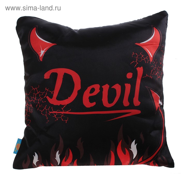 Подушка "Devil ", 36х36 см - Фото 1