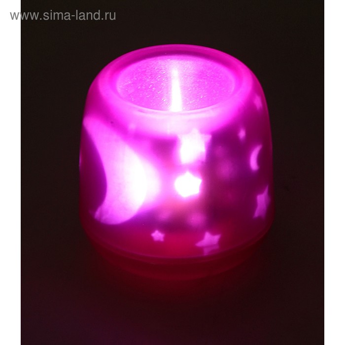 Светильник Месяц фиолетовый 8,5*8 см. - Фото 1