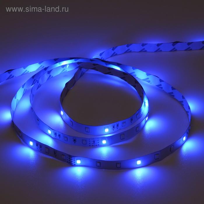 Светодиодная лента Ecola PRO, 12В, SMD3528, 5 м, IP20, 4.8Вт/м, 60 LED/м, RGB - Фото 1