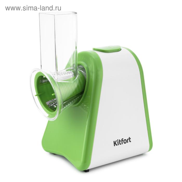 Мультирезка Kitfort КТ-1385, 200 Вт, 4 насадки, зелёная
