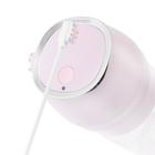 Блендер Kitfort КТ-3002, портативный, 50 Вт, 0.26 л, 1 скорость, розовый - фото 51634644