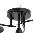 Люстра 70008/4 4х40Вт Е27 черный 50х50х30 см 5482567