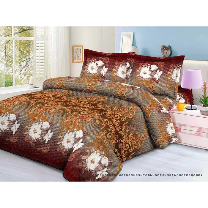 Постельное бельё 1.5 сп, размер 145x210 см, 145x210 см, 70x70 см - 2 шт - Фото 1