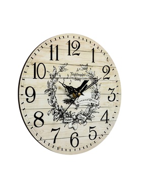 Часы настенные интерьерные  "Пташка",  d-23.5 см