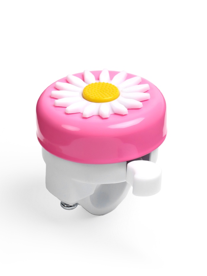 Звонок велосипедный Fashion girls Graffiti, розовый - Фото 1