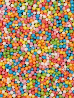 Посыпка кондитерская с мягким центром «Бисер» цветной, микс, 50 г (комплект 2 шт)