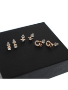 Женский подарочный набор Bolingdun 4 в 1: наручные часы, серьги, d=2.8 см  (артикул 5256906)  большой выбор товаров оптом и в розницу по низким ценам с доставкой