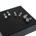 Женский подарочный набор Bolingdun 2 в 1: наручные часы, серьги, d=2.8 см - Фото 5