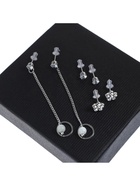 Женский подарочный набор Bolingdun 4 в 1: наручные часы, серьги, d=2.8 см - Фото 8