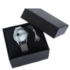 Подарочный набор 2 в 1 "Париж": наручные часы, d=3.1 см, кулон - фото 9127244