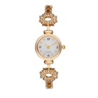 Женский подарочный набор "Наен" 2 в 1: наручные часы, браслет, d-2.5 см - фото 9848819