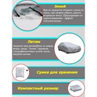 Тент автомобильный CARTAGE, водонепроницаемый, полиэстер, L, 470×180×150 см - Фото 3