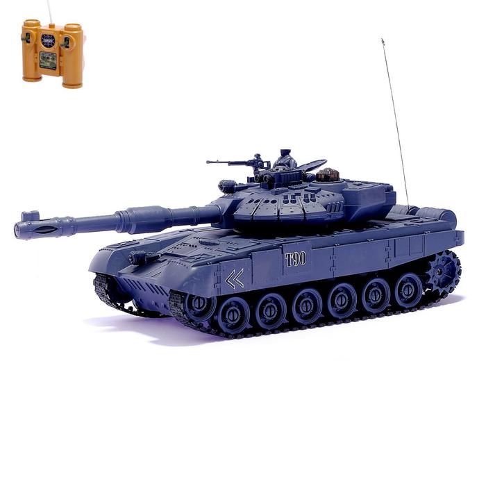 Танк радиоуправляемый «Т90», масштаб 1:28, с аккумулятором, световые и звуковые эффекты - Фото 1
