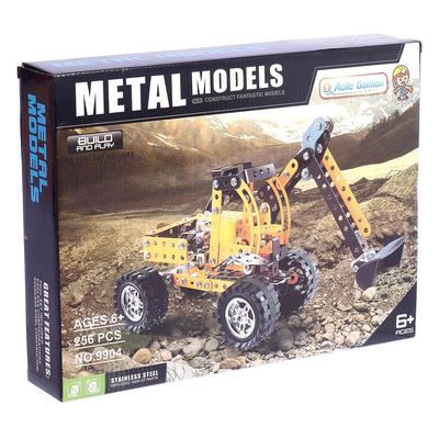УЦЕНКА Конструктор металлический «Экскаватор», 256 деталей