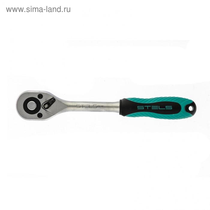 Трещотка Stels 14042, 3/8", 72 зубца, с быстрым сбросом - Фото 1