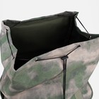 Рюкзак туристический, 55 л, отдел на шнурке, 3 наружных кармана, цвет зелёный - фото 9568724