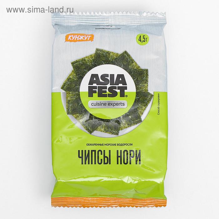 Чипсы Asia Fest нори с кунжутом, 4.5 г - Фото 1