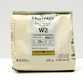 Шоколад белый Callebaut 28 % таблетированный, 400 г 5545226