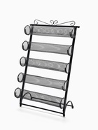 Подставка для часов, браслетов QF, 5 роликов, 32×16×53 см, чёрная - Фото 1