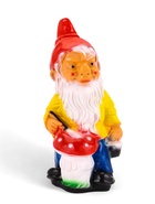 Садовая фигура из гипса «Гном - художник», 16×18×41 см - Фото 2