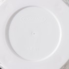 Горшок для цветов с поддоном «Камешки», 1.6 л, пластиковый, белый - Фото 5