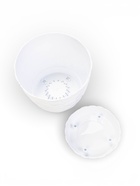 Горшок для цветов с поддоном «Камешки», 5 л, пластиковый, белый - Фото 4