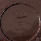 Горшок с поддоном «Камешки», 8 л, цвет шоколадный - Фото 5