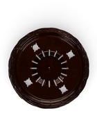 Горшок для цветов с поддоном «Камешки», 8 л, пластик, шоколадный - Фото 6