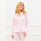 Рубашка женские KAFTAN "Beautiful", цвет белый/розовый, размер 40-42 - Фото 5