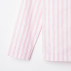Рубашка женские KAFTAN "Beautiful", цвет белый/розовый, размер 40-42 - Фото 3