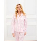 Рубашка женская KAFTAN "Beautiful", цвет белый/розовый, размер 48-50 5392219