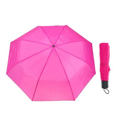 Зонт механический "Однотонный", R=46см, цвет малиновый