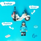 Конструктор Патруль «Полицейский мотоцикл», 26 деталей - Фото 2