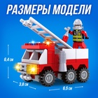 Конструктор Пожарные «Пожарная машина», 63 детали - Фото 3