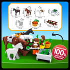 Конструктор Ферма «Конюшня», 89 деталей - Фото 3