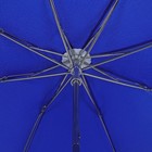 Зонт механический «Цветочки», 4 сложения, 8 спиц, R = 50 см, с проявляющимся рисунком, цвет синий - Фото 3