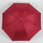 Зонт механический «Цветочки», 4 сложения, 8 спиц, R = 50 см, с проявляющимся рисунком, цвет бордовый - Фото 2