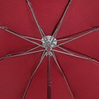 Зонт механический «Цветочки», 4 сложения, 8 спиц, R = 50 см, с проявляющимся рисунком, цвет бордовый - Фото 3